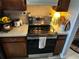 Modern gas cooktop and stainless steel oven at 8765 Bardmoor Blvd # 308, Seminole, FL 33777