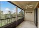 Relaxing screened balcony with scenic views at 9433 Harbor Greens Way # 501, Seminole, FL 33776