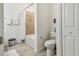 Small bathroom with shower/tub combo at 20252 Lagente Cir, Venice, FL 34293