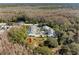 Aerial view of a townhome community showing property location at 3203 Audubon Ct, Tarpon Springs, FL 34688