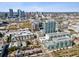 Aerial view of a modern apartment building in a vibrant city setting at 912 Channelside Dr # 2601, Tampa, FL 33602