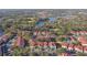 Aerial view of community near lake at 9481 Highland Oak Dr # 807, Tampa, FL 33647