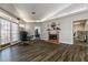 Community room with fireplace and a spacious, open layout at 9481 Highland Oak Dr # 807, Tampa, FL 33647