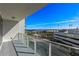 Stunning balcony view overlooking city skyline, marina, and stadium at 175 1St S St # 704, St Petersburg, FL 33701