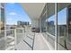 Spacious balcony with city views and seating area at 175 1St S St # 704, St Petersburg, FL 33701