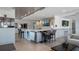 Modern bar with seating and granite countertop at 175 1St S St # 704, St Petersburg, FL 33701