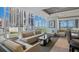 Bright and airy common area with city views and comfortable seating at 175 1St S St # 704, St Petersburg, FL 33701