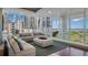 Comfortable common area with seating and city views at 175 1St S St # 704, St Petersburg, FL 33701