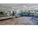 Fitness area with yoga balls and weight machines at 175 1St S St # 704, St Petersburg, FL 33701
