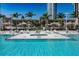 Inviting pool area with hot tub and city views at 175 1St S St # 704, St Petersburg, FL 33701