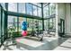Fitness center with various equipment including spin bikes and weights at 2409 Hearth Dr, Odessa, FL 33556
