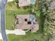 Bird's eye view of the property showcasing the layout and pool at 2914 Shipston Ave, New Port Richey, FL 34655