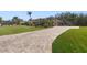 Long, brick-paved driveway leading to a charming house at 2914 Shipston Ave, New Port Richey, FL 34655