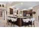 Gourmet kitchen with custom cabinetry and breakfast bar at 2914 Shipston Ave, New Port Richey, FL 34655