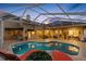 Expansive pool and patio perfect for outdoor entertaining at 2914 Shipston Ave, New Port Richey, FL 34655