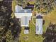 Aerial view of the house and surrounding property at 301 Old Hopewell Rd, Plant City, FL 33567