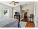 Spacious bedroom with wood floors and large windows at 301 Old Hopewell Rd, Plant City, FL 33567