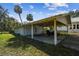 Detached carport with space for two vehicles at 301 Old Hopewell Rd, Plant City, FL 33567
