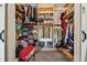 Walk-in closet with ample shelving and hanging space at 301 Old Hopewell Rd, Plant City, FL 33567
