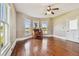 Bright office with hardwood floors and large windows at 301 Old Hopewell Rd, Plant City, FL 33567