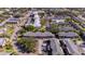 Aerial view of apartment community showing building exteriors, parking lots, and landscaping at 1122 84Th N Ter # C, St Petersburg, FL 33702