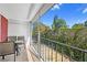 Spacious balcony with outdoor seating and scenic views at 1122 84Th N Ter # C, St Petersburg, FL 33702