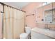 Clean bathroom with shower/tub combo and updated vanity at 1122 84Th N Ter # C, St Petersburg, FL 33702