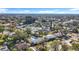 High-angle view showcasing the property's location and neighborhood at 1517 Young Ave, Clearwater, FL 33756