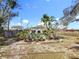 Spacious backyard with mature trees and pool at 1517 Young Ave, Clearwater, FL 33756