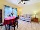 Casual dining area with table and sofa at 1517 Young Ave, Clearwater, FL 33756