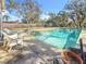 Inviting rectangular pool with lounge chairs at 1517 Young Ave, Clearwater, FL 33756