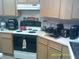 Kitchen with electric stove and various appliances at 4036 Angel Oak Ct # 101, Tampa, FL 33613
