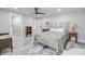 Main bedroom with a queen bed and en-suite bathroom at 415 21St N St, St Petersburg, FL 33713