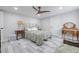 Main bedroom with a queen bed and en-suite bathroom at 415 21St N St, St Petersburg, FL 33713