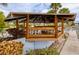 Community gazebo with seating, perfect for outdoor gatherings at 4939 Floramar Ter # 501, New Port Richey, FL 34652