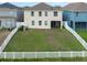 Aerial view showcasing home and fenced backyard at 529 Vista Ridge Dr, Ruskin, FL 33570