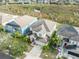Two-story house aerial view, neighborhood view at 529 Vista Ridge Dr, Ruskin, FL 33570