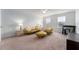 Bedroom with a couch, ottoman, and window at 529 Vista Ridge Dr, Ruskin, FL 33570