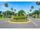 Gated entrance to a community with landscaping at 529 Vista Ridge Dr, Ruskin, FL 33570