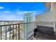 Relaxing balcony with city skyline views at 777 N Ashley Dr # 2703, Tampa, FL 33602