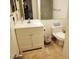Clean bathroom with single vanity and toilet at 1270 Gulf Blvd # 1102, Clearwater Beach, FL 33767