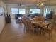 Open concept dining room with seating for six at 1270 Gulf Blvd # 1102, Clearwater Beach, FL 33767