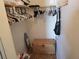 Large walk-in closet with ample hanging space and shelving at 1270 Gulf Blvd # 1102, Clearwater Beach, FL 33767