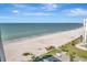 Expansive view of the beach, ocean, and coastal landscape at 1480 Gulf Blvd # 1106, Clearwater Beach, FL 33767