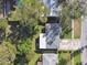 Aerial view showing house and neighborhood setting at 1829 West Dr, Clearwater, FL 33755