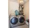 Washer and dryer in a garage laundry area at 3077 Branch, Clearwater, FL 33760