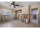 Under renovation bedroom with exposed walls and flooring at 4019 Helena Ne St, St Petersburg, FL 33703