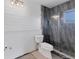Bathroom with a walk-in shower and new toilet at 616 Lyons Ln, Longboat Key, FL 34228