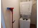 Stackable washer and dryer in closet at 6177 Chesham Dr # 5, New Port Richey, FL 34653