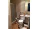 Clean bathroom with shower, toilet and vanity at 6177 Chesham Dr # 6, New Port Richey, FL 34653
